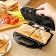 Sandwich maker 5in1, 700 W, 5 Placi Antiaderente pentru vafe, sandwich