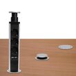 Prelungitor cu 3 prize, incastrabil in masa, 2 x USB, lungime 1.4 m
