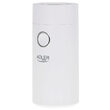 Rasnita electrica de cafea, Adler 150 W, 75 g, 2 lame inoxidabile, Alb