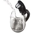 Fierbator electric cordless, Sticla 1.7l, putere 2200 W, filtru detasabil, cana gradata, lumina led