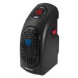 Mini aeroterma ceramica, 400W, Negru, protectie la supraincalzire, 2 trepte de viteza