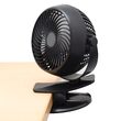 Ventilator cu acumulator si clema, diametru 10 cm, negru, Li-Ion, 