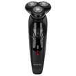 Aparat de ras cu acumulator Li-Ion, 3 capete rotative, oscilante, cutite Inox, 60 min, Motor silentios 3W