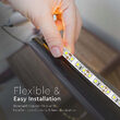 Banda led SMD3528, 120 LED/m, 6500K, IP20, lungime 5 m