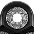 Aparat de ras cu acumulator Li-Ion, 3 capete rotative, oscilante, cutite Inox, 60 min, Motor silentios 3W
