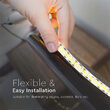 Banda led SMD2835, 204 LED/m, 4000K lumina neutra, IP20, lungime 5 m
