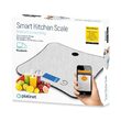 Cantar de bucatarie Smart iOS, Android, 2xAAA, Inox/Plastic, 1g-5kg