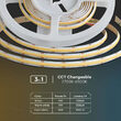 Banda led COB, 18W/m, 24V, 3in1, IP20, lungime 5 m