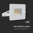 Proiector led, 20 W, 1620 lm, 4000 K, IP65, Aluminiu, Alb