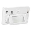 Statie meteo interior/exterior, Ceas, Alarma, Umiditate, Alb, 130x22x78 mm