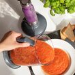 Blender de mana 4 IN 1, putere 1200W, 2 viteze, cutite inox