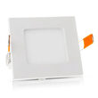 Plafoniera led patrata incorporabila 6W, 6400k alb rece, 120x120 mm, Aluminiu, 490 lm