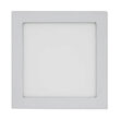 Plafoniera led patrata incorporabil 18W, 3000k alb cald, 1400 lm, Aluminiu, 225 x 225 mm