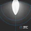 Bec led lumanare, E14, putere 3.7W, 4000K Alb neutru