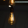 Bec led decorativ, forma ST64, E27, putere 6W, 2200K, Edison