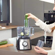 Robot bucatarie multifunctional 6 in 1 Blender, framantare, mixare, feliere, tocare, razuire, Putere 1200 W, 2 viteze