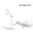 Lampa de birou Smart, incarcare inductiva telefon, 7W, 560 lm, Alb, Material carcasa ABS si aluminiu