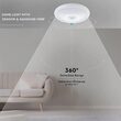 Plafoniera led cu senzor de miscare, lumina rece 6400K, 900 lm, 12 W, 220-240V