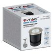Lampa de podea 10W, lumina naturala 4000K, 850 lm, Inox/sticla, IP67