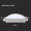 Aplica led pentru exterior, Argintie, 12W, IP65, 6400K, 1160 lm