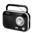 Radio portabil AM/FM, Reglare analogica, Antena telescopica, Mufă pentru căști 3,5 mm