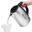 Fierbator electric cordless, Inox 1.7l, putere 2200 W, filtru detasabil, cana gradata, IP20