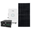 Kit 24 panouri solare fotovoltaice, Invertor solar Hybrid trifazat 10 kW IP65, Acumulator 9,6 kWh, 6000 cicluri