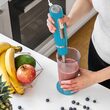 Blender de mana albastru, putere 1000 W, 2 viteze, cutite inox, 700 ml, tocare, zdrobire, tel