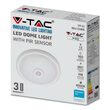 Plafoniera led cu senzor de miscare, lumina rece 6400K, 900 lm, 12 W, 220-240V