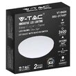 Plafoniera led, 3 culori lumina, diametru 350 mm, 2600 lm, 24 W, 220-240VAC