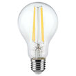 Bec led cu filament, forma A60, E27, putere 12W, 3000K Alb cald
