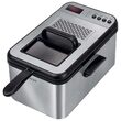 Friteuza inox 2200 W, capacitate 3.2 l, maner detasabil, 5 programe