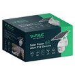 Camera de supraveghere 4G HD Solar WiFi Alba, 2 Mpx, Exterior IP65, Conectare Telefon / PC, Night Vision, 1920x1080 px, aplicație, Difuzor, Microfon, Detectarea miscarii