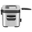 Friteuza cu ulei, Inox, 900 W, capacitate 1.5 l, maner detasabil, 210 x 270 x x 220 mm