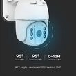 Camera de supraveghere 4G HD Solar WiFi Alba, 2 Mpx, Exterior IP65, Conectare Telefon / PC, Night Vision, 1920x1080 px, aplicație, Difuzor, Microfon, Detectarea miscarii