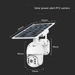 Camera de supraveghere 4G HD Solar WiFi Alba, 2 Mpx, Exterior IP65, Conectare Telefon / PC, Night Vision, 1920x1080 px, aplicație, Difuzor, Microfon, Detectarea miscarii
