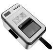 Friteuza inox 2200 W, capacitate 3.2 l, maner detasabil, 5 programe