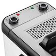 Friteuza inox 2200 W, capacitate 3.2 l, maner detasabil