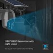 Camera de supraveghere 4G HD Solar WiFi, 2 Mpx, Exterior IP65, Conectare Telefon / PC, Night Vision, 1920x1080 px, aplicație, Difuzor, Microfon, Detectarea miscarii