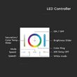 Controller banda led RGB si Alb, Touch 12/24V, max 10 A