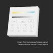 Controller banda led RGB si Alb, 4 x zone, 2 baterii AAA, Wi-Fi