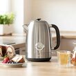 Fierbator electric cordless, Inox 1.7l, putere 2200 W, cana gradata, Termometru