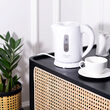 Fierbator electric cordless, capacitate 0.8 l, putere 850 W, cana gradata, Baza pivotanta 360 grade