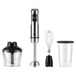 Blender de mana Grey 4 IN 1, putere 1200W, 2 viteze, cutite inox