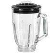 Blender de masa Teesa, 2 viteze, Caracasa Inox, Bol sticla 1.5 l, 1300 W, functie impuls