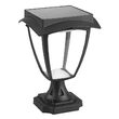Lampa solara, 2 W, Exterior IP65, Negru, 110 lm, Lumina calda