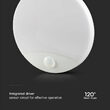 Plafoniera led cu senzor de miscare, Rotunda 15 W, IP20, 1300 lm, culoare lumina 3 in 1, diametru 250 mm