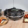 Cuptor electric pentru Pizza cu diametru de 320 mm, 1200 W, 1 x Etaj, Temperatura reglabila 80-400 ° C, Timp reglabil