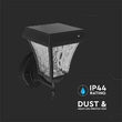 Lampa solara de perete, Exterior IP65, Negru, 110 lm, Lumina alb rece, neutru si calda