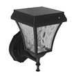 Lampa solara de perete, Exterior IP65, Negru, 110 lm, Lumina alb rece, neutru si calda